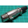 XLR, 3 Pin, Socket, for Cable