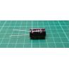 Capacitor, Electrolytic, 2200u, 25V, 105°, 13x26x5mm