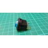 Switch, SPDT, Rocker, 250V, 6A, Blue