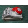 5 Pin 3 Phase Socket, 16A, with Switch, IP44