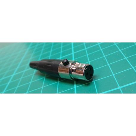 XLR mini zdířka 3P na kabel