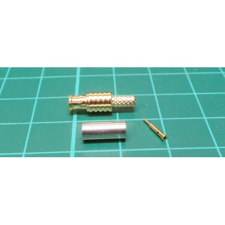 MCX konektor přímý lisovací na koax 3mm (RG174)