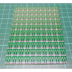 100Pcs Sot23 -3 To Dip Sip3 Adapter Pcb Board Converter Double-Side Smd Ic New Q