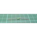 Resistor, 88R7, 0.25W, Green