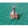 Potentiometer, 10K, Log, 6x7mm Knurled Shaft, Cable solder Lugs
