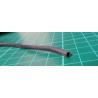Plastic Sleeving, 2mm bore, Black, NOS, per meter