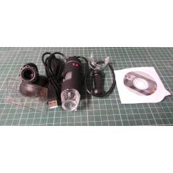 50-500X 2MP USB 8 LED Light Digital Microscope Endoscope Camera Magnifier