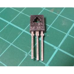 SF357, NPN Transistor, 160V, 0.1A, 6W, 60MHz, TO-126