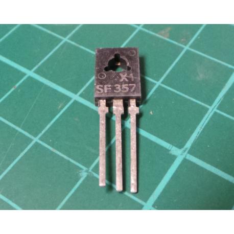 SF357 Tranzistor vf NPN 160V/0.1A 1.2[6]W, 60MHz TO-126