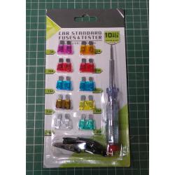 Car Fuse Set, with tester