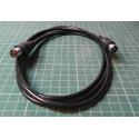 TV RF Cable, Male to Female, Length 1.5m