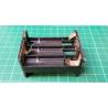 Battery Holder, 6x R6/AA/UM3, with 9V Connector, Russian