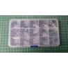 200 x Electrolytic Capacitors, 15 values, In Box