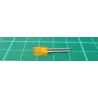 LED, Yellow, Rectangular, 2.5x5mm, LQ1502, Retro, New old stock