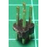 HDR 4 Pin DIL Header, Male, 2.54mm Pitch
