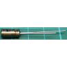 Capacitor, 150uF, 6.3V, Radial, Electrolitic