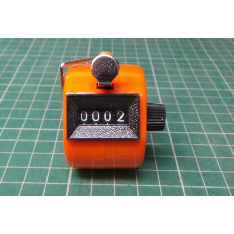4 Digit Number Manual Handheld Tally Mechanical Counter Golf Hand Counter Hot