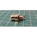Gold plated RCA / Phono socket white