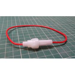 Fuse holder for 5x20mm fuse, bayonet