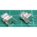 Fuse Holder pair, PCB Mount, for 5mm fuse, bare