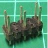 HDR 10 Pin DIL Header, Male, 2.54mm Pitch, Polarised, 4 Pins Removed