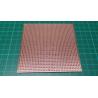 Stripboard, 100mm x 100mm, 2.54mm pitch