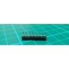 SIL Socket, 8 Pin, Turned Contacts