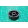 Screw on Foot, 37mm dia, 13.24mm height, 5.65mm hole