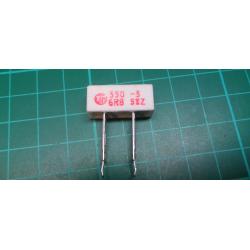 Ceramic resistor 6R8 5W, 5% 300ppm, 350V 
