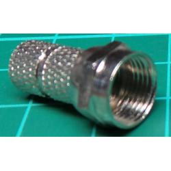 F Type connector 5mm Screw on type (for RG58 etc)