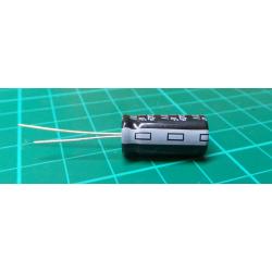 Capacitor: electrolyticl, THT, 10uF, 400VDC, Ø10x20mm, ± 20%