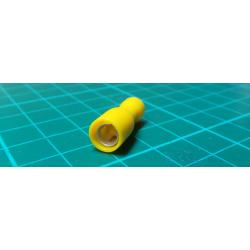 Insulated bullet, socket yellow