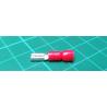 Faston, female spade, Red, 