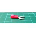 Insulated fork, red 4.3mm