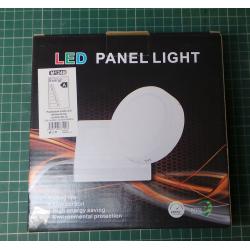 Wall light LED 12W, 170x170mm, white, 230V / 12W, surfaced