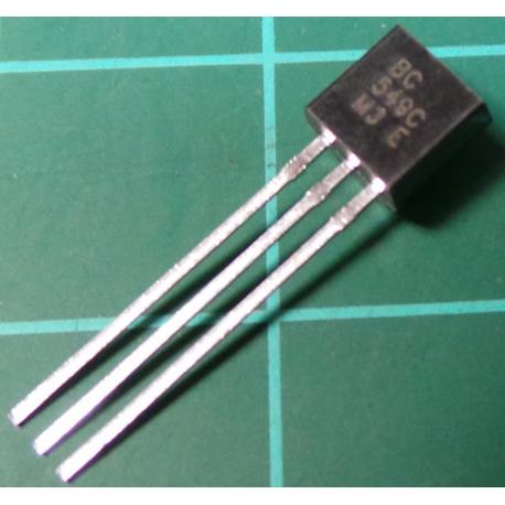 BC549CBK, NPN transistor, 30V, 100mA, 500mW